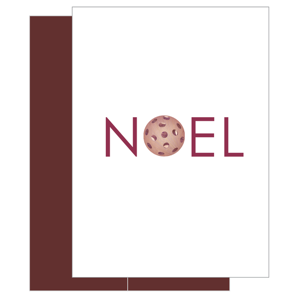 Pickleball Noel Greeting Card