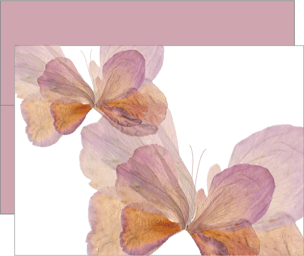 Amber Sky Flutter Greeting Card