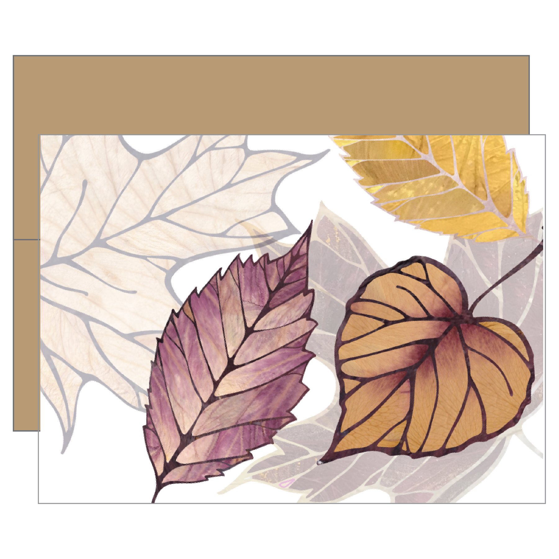 Autumn Leaves Card