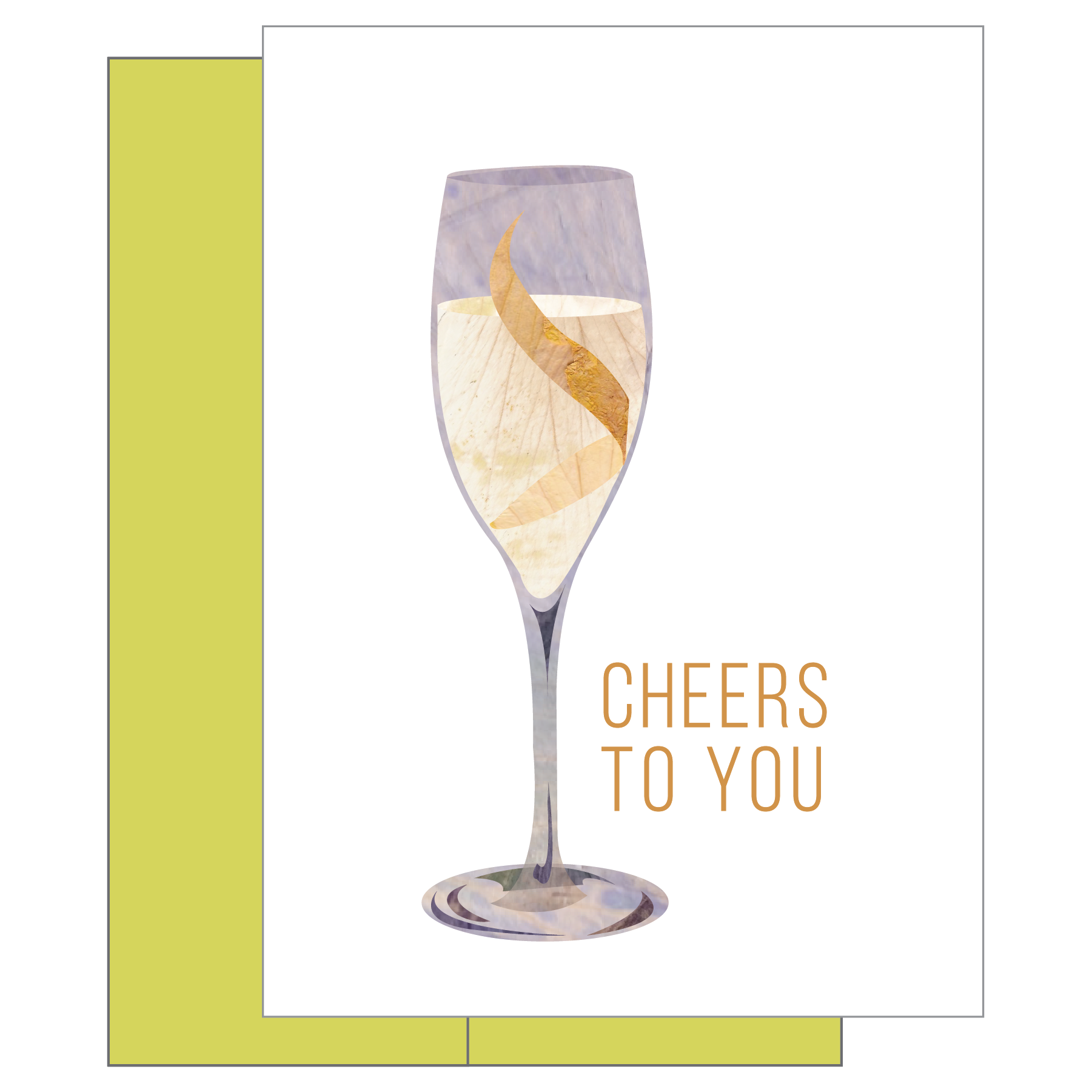 French 75 Congrats Card