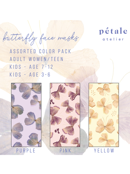 Flutter Face Masks - Set of 3