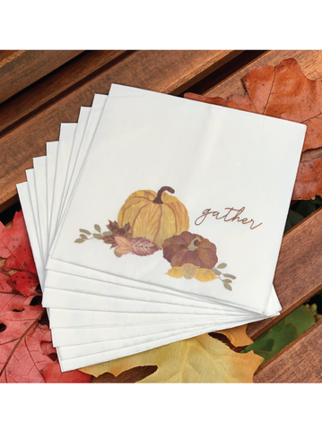 Autumn Gather Cocktail Napkins