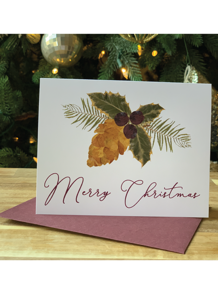 Holly Holiday Greeting Cards