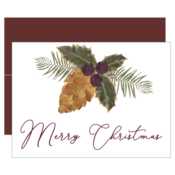 Holly Holiday Greeting Cards