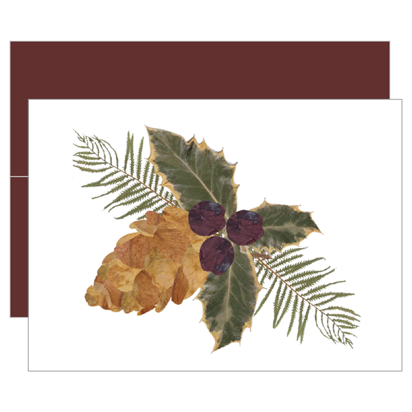 Holly Holiday Greeting Cards