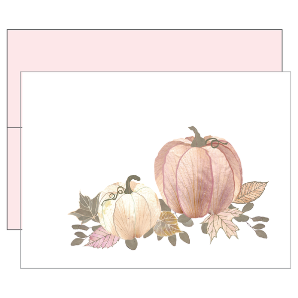 Modern Fall Pumpkin Card