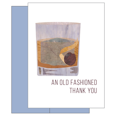 Old Fashioned Thank You Card