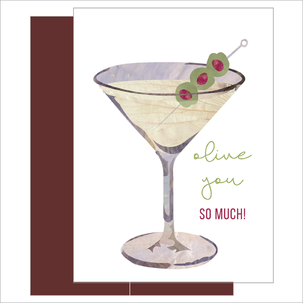 Olive You Card