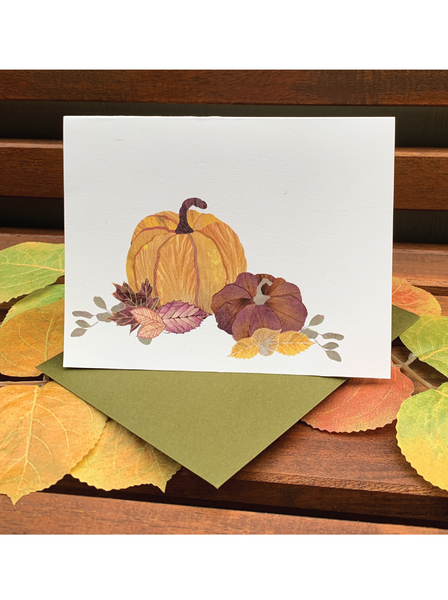 Autumn Pumpkin Card