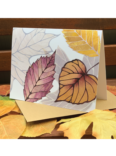 Autumn Leaves Card