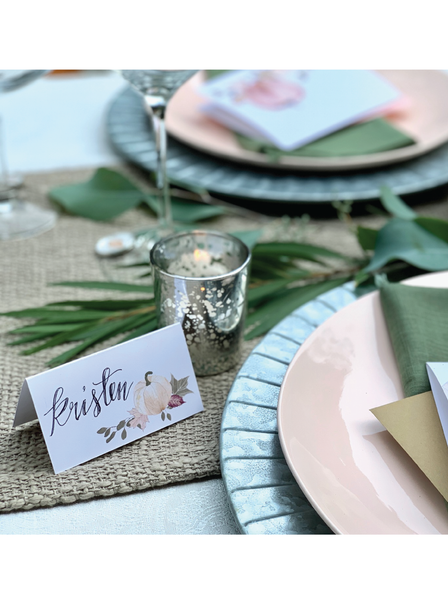 Modern Fall Seating Cards