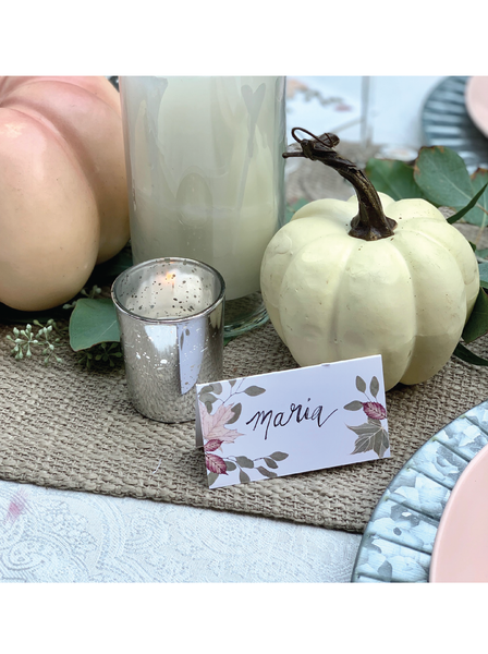 Modern Fall Seating Cards