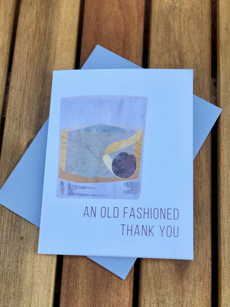 Old Fashioned Thank You Card