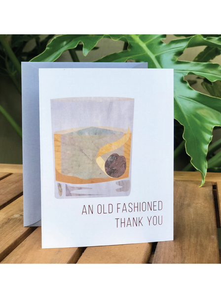 Old Fashioned Thank You Card