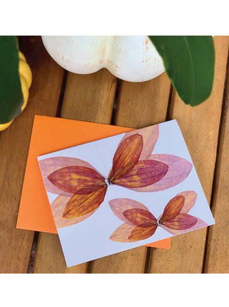 Cinnamon Spice Flutter Greeting Card