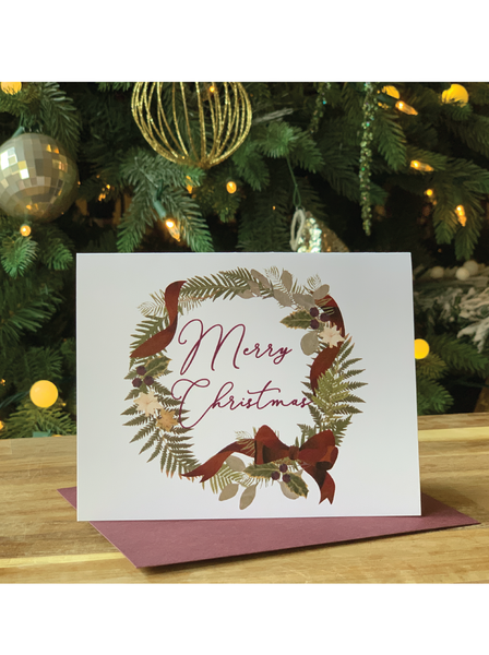 Wreath Holiday Greeting Cards