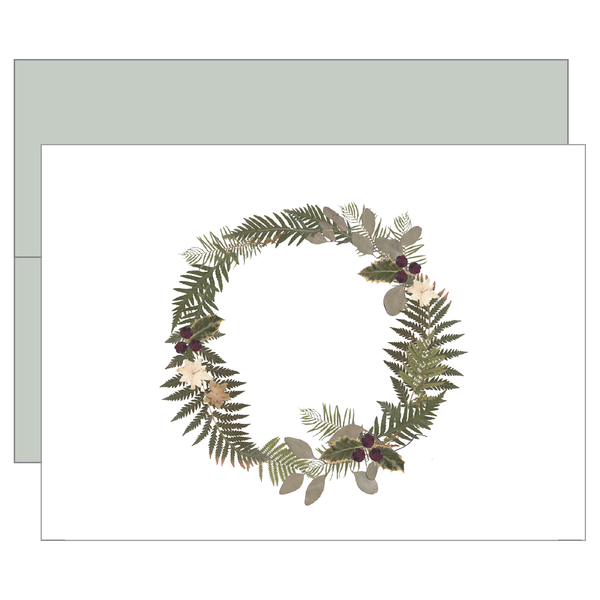 Wreath Holiday Greeting Cards